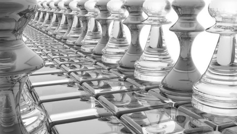 3D Chess Reflection Wallpaper 658