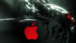 Apple Alien Logo Wallpaper 082