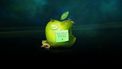 Apple Think Green Wallpaper 841