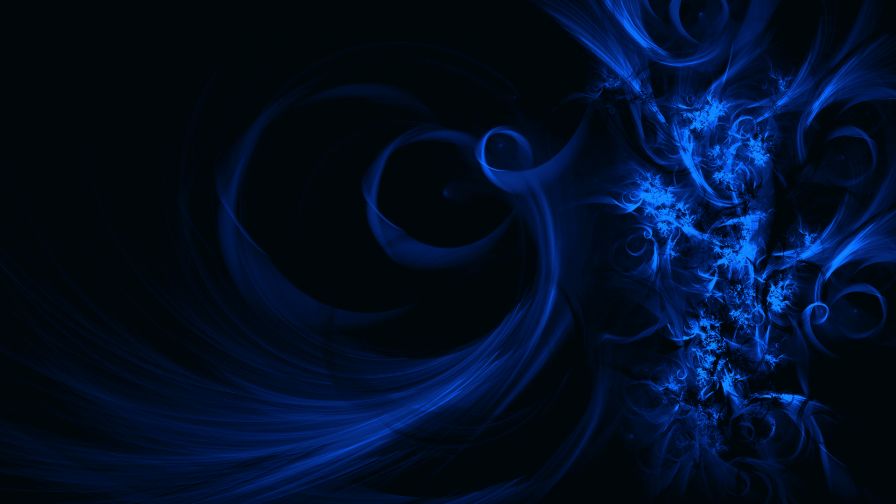 Artistic Dark Blue Wallpaper 4961