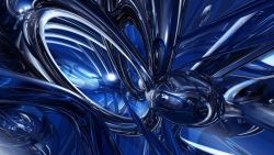 Blue Fluid Abstract Wallpaper 3185