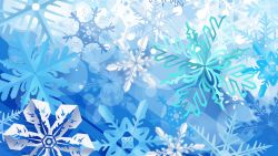 Blue Snowflake Abstract Wallpaper 518