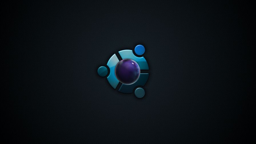 Blue Ubuntu Logo Wallpaper 797