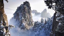 Cliff Snow Nature Wallpaper 439