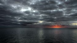 Clouds Ocean Sunset Wallpaper 642