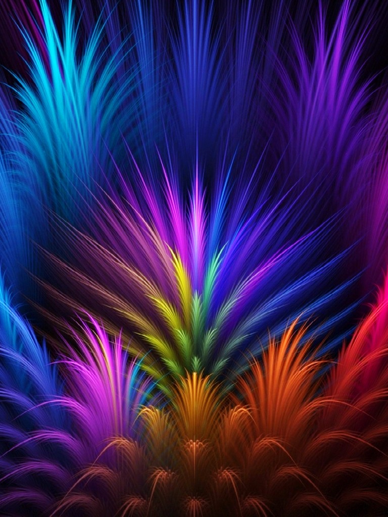 Colorful Abstract Rainbow Wallpaper 709
