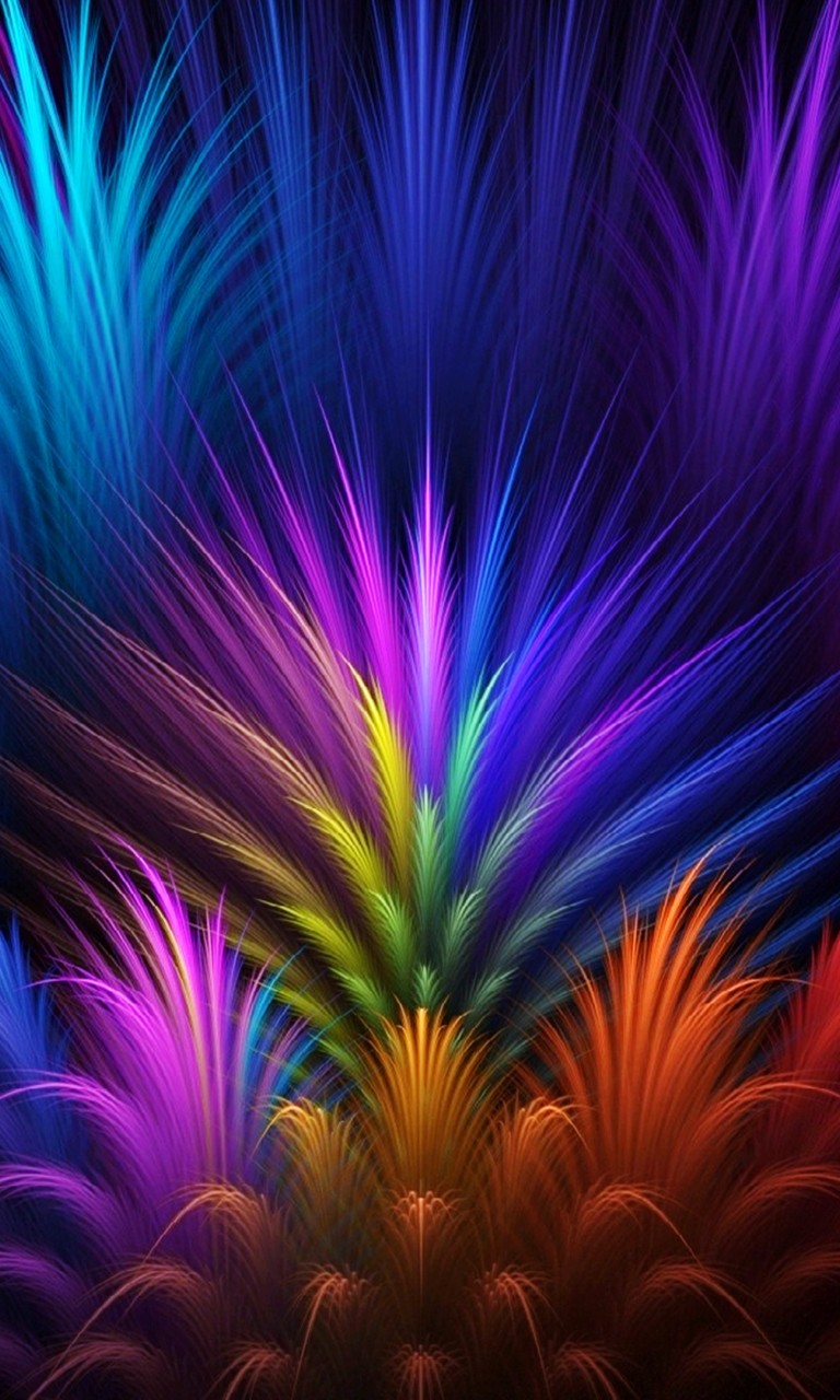 Colorful Abstract Rainbow Wallpaper 709
