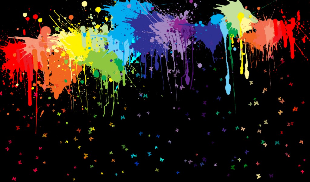 Colorful Abstract Splash Wallpaper 648