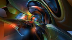 Colorful Abstract Swirl Wallpaper 1386