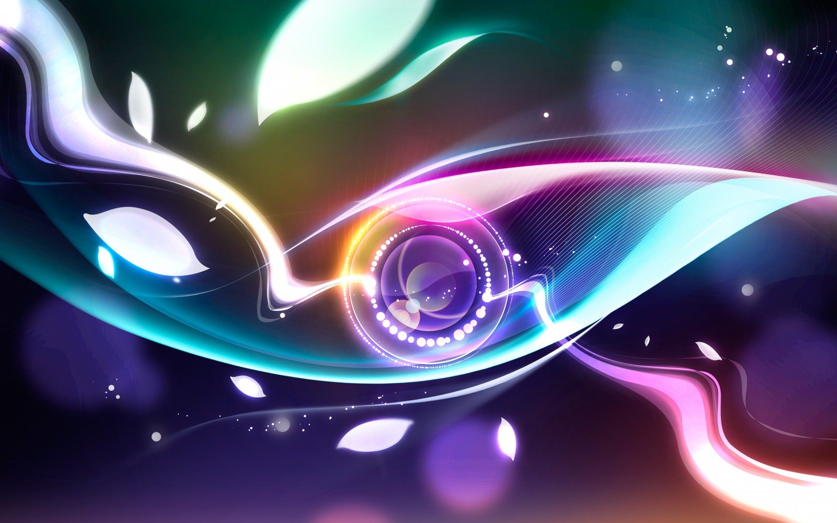 Colorful Glowing Abstract Wallpaper 290