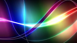 Colorful Glowing Ribbons Wallpaper 405