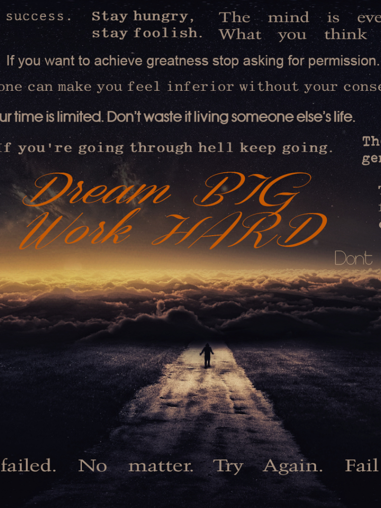 Dream Big Motivational Wallpaper 183 Non-retina iPad ...