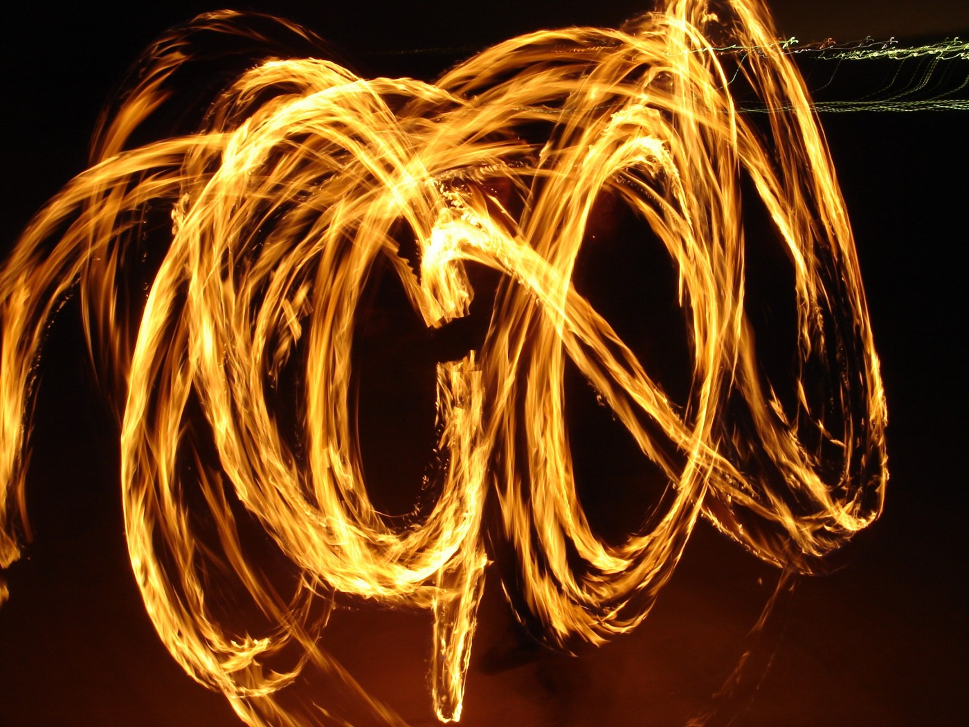 Fire Abstract Rings Wallpaper 482