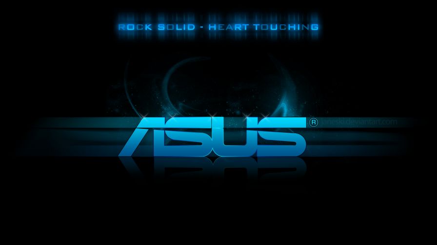 Glowing Blue Asus Wallpaper 124