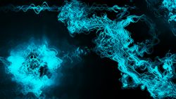 Glowing Blue Plasma Wallpaper 0954