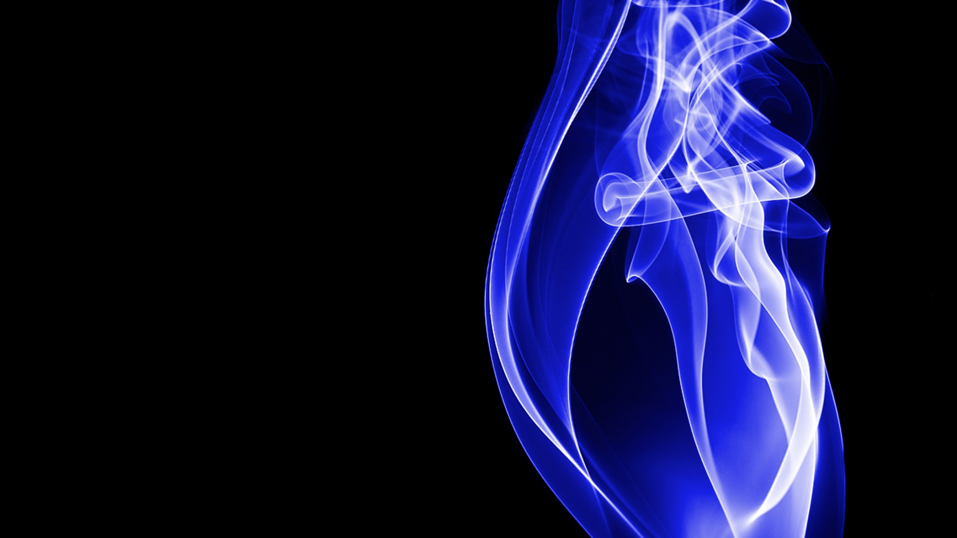 Glowing Blue Smoke Wallpaper 4466