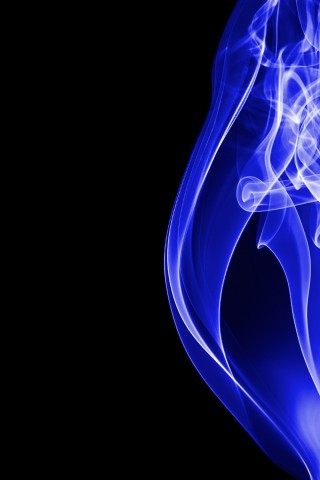 Glowing Blue Smoke Wallpaper 4466