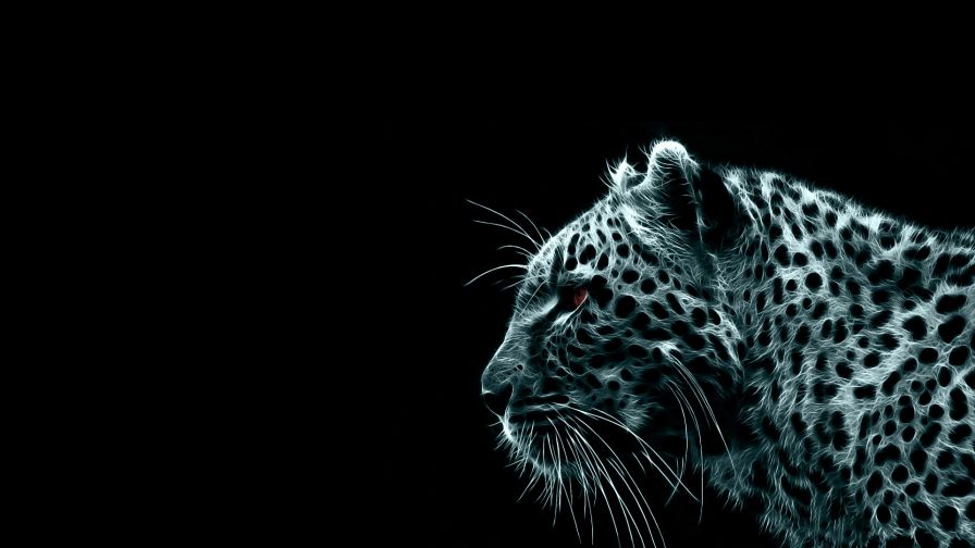 Glowing Cheetah Animal Wallpaper 437