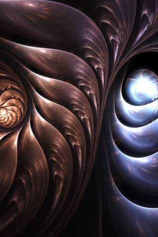 Glowing Reflection Abstract Wallpaper 436