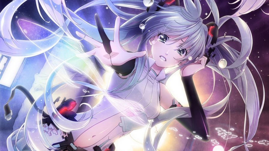 Glowing Vocaloid Anime Wallpaper 474