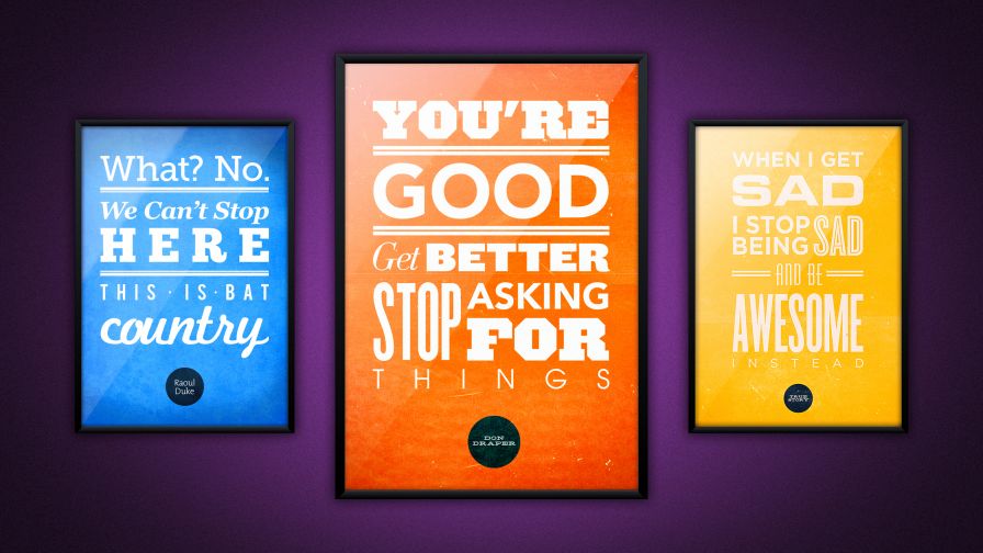 colorful quote desktop backgrounds