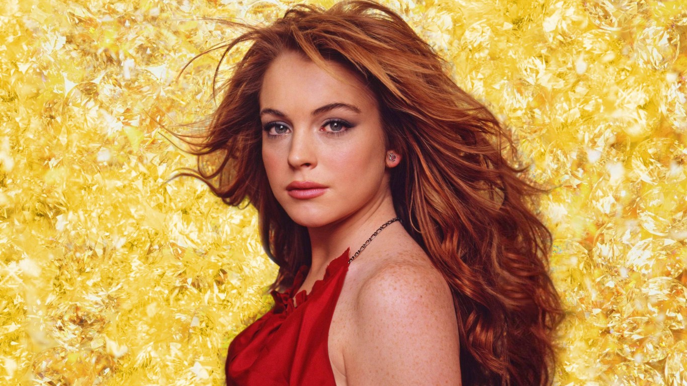 Lindsay Lohan Celebrity Wallpaper 819 1366x768 - Wallpaper ...