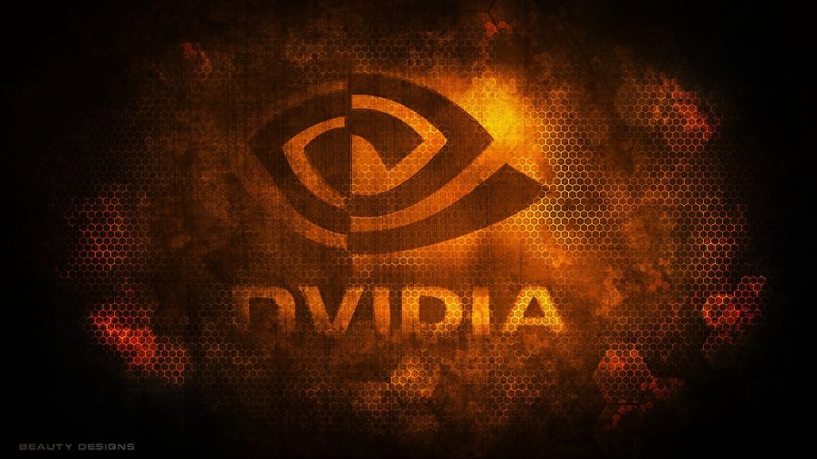 Orange Nvidia Logo Wallpaper 665