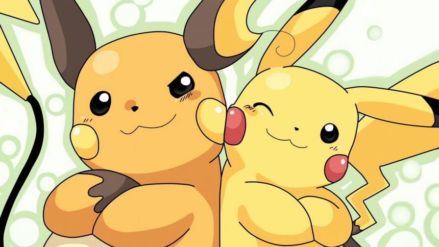 Pikachu Raichu Anime Wallpaper 786