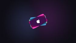 Purple Apple Logo Wallpaper 832