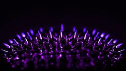 Purple Glossy Abstract Wallpaper 445