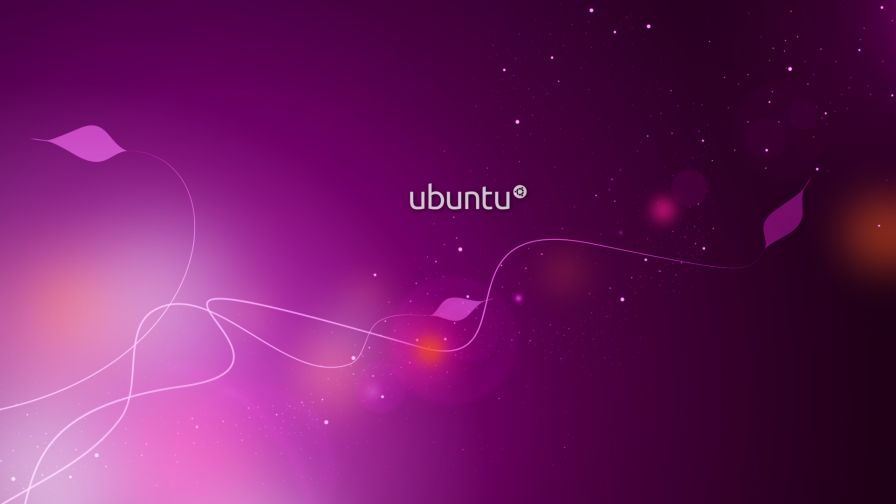 Purple Ubuntu Logo Wallpaper 635