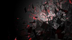 Red Black Shatter Wallpaper 7926