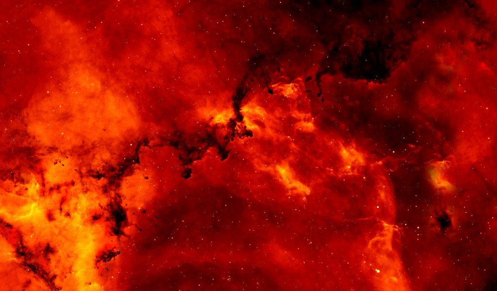 Red Galaxy Abstract Wallpaper 8643