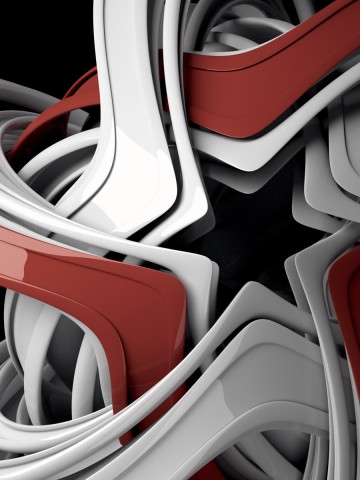Red White Abstract Wallpaper 199