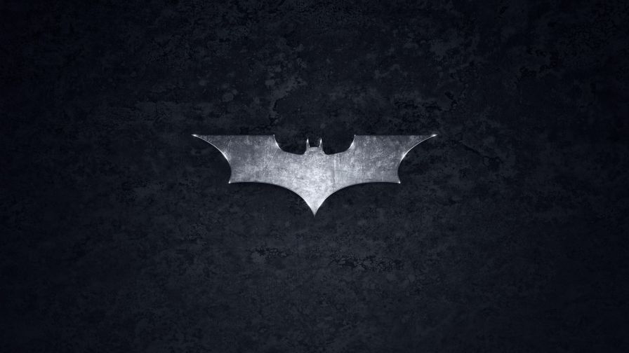 Silver Batman Emblem Wallpaper 747