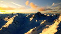 Snowy Mountain Landscape Wallpaper 948