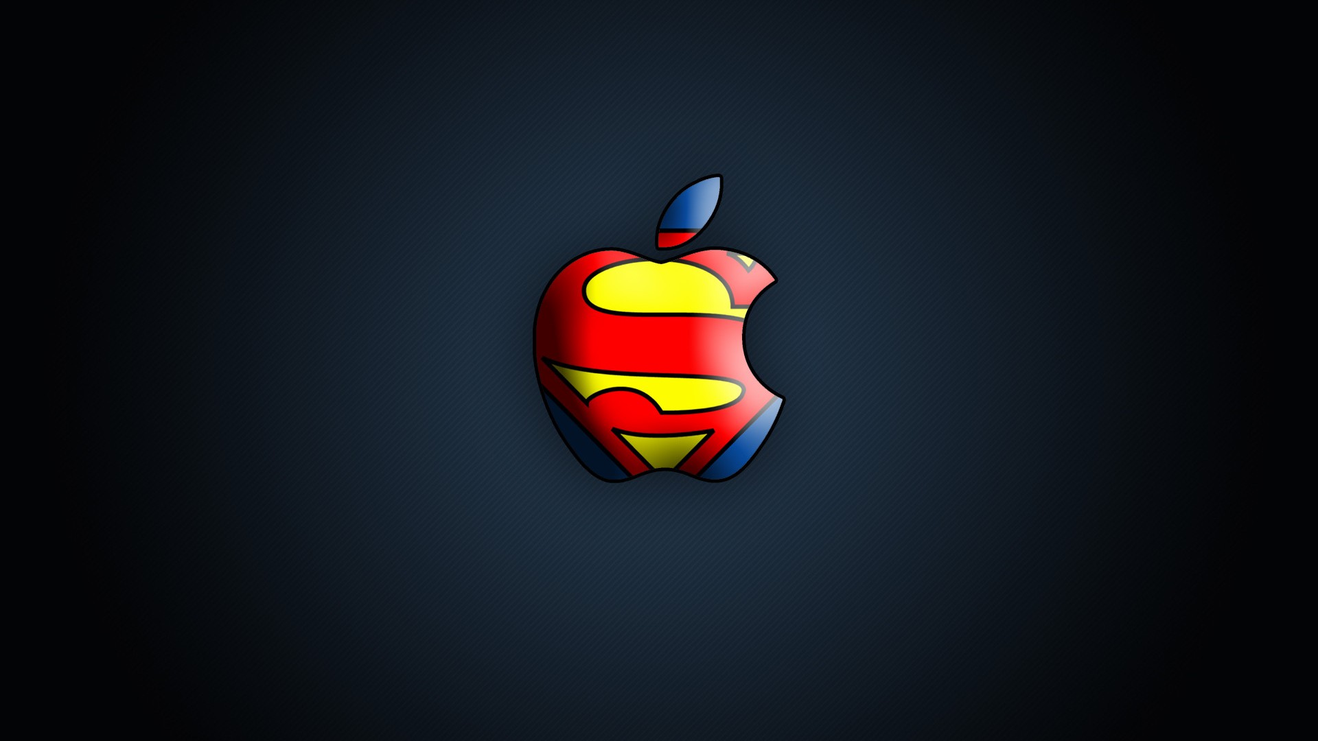 Superman Apple logó háttérkép 366Superman Apple logó háttérkép 366  