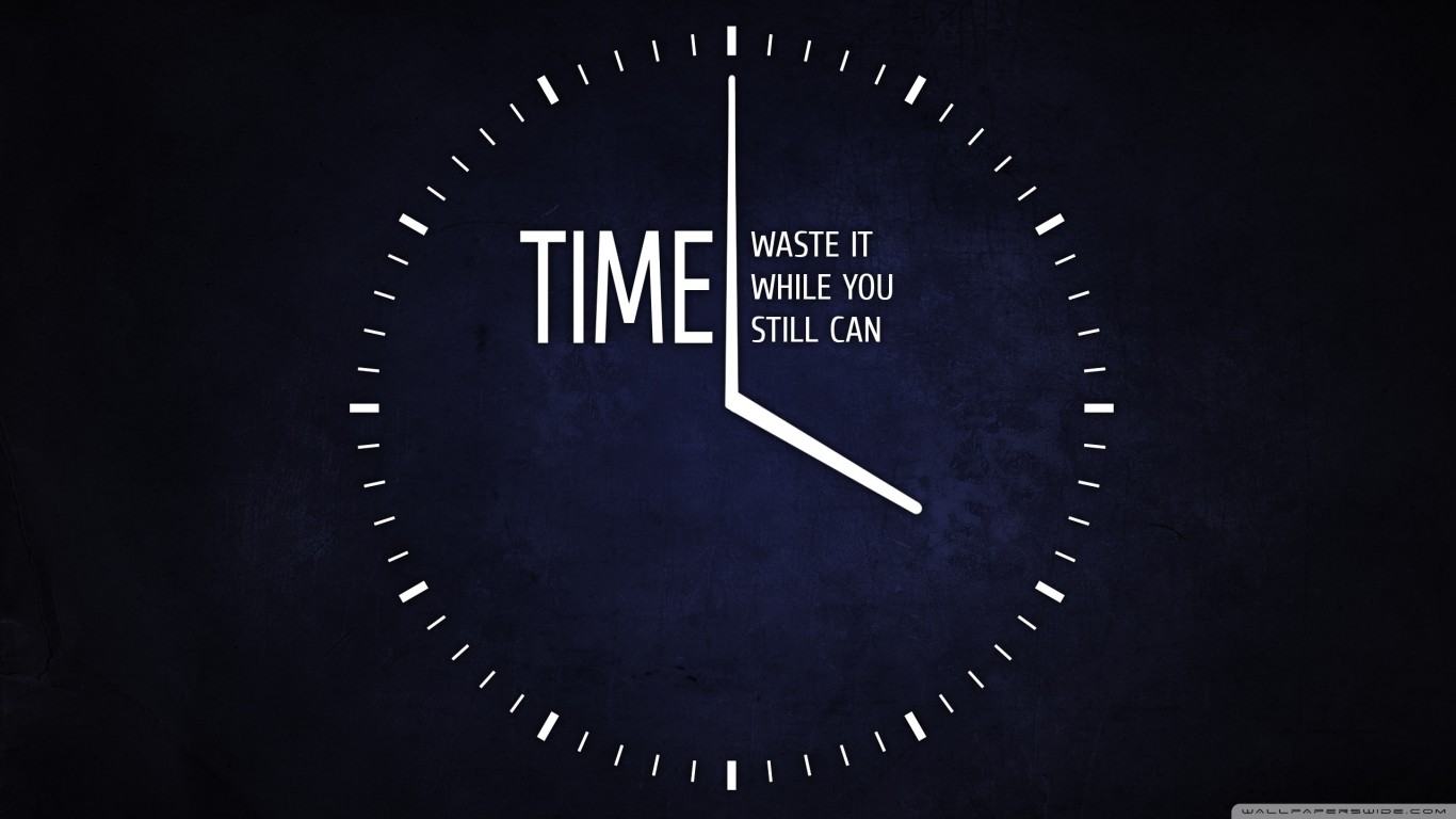 Time Motivational Quote Wallpaper 876 1366x768 - Wallpaper - HD Wallpaper
