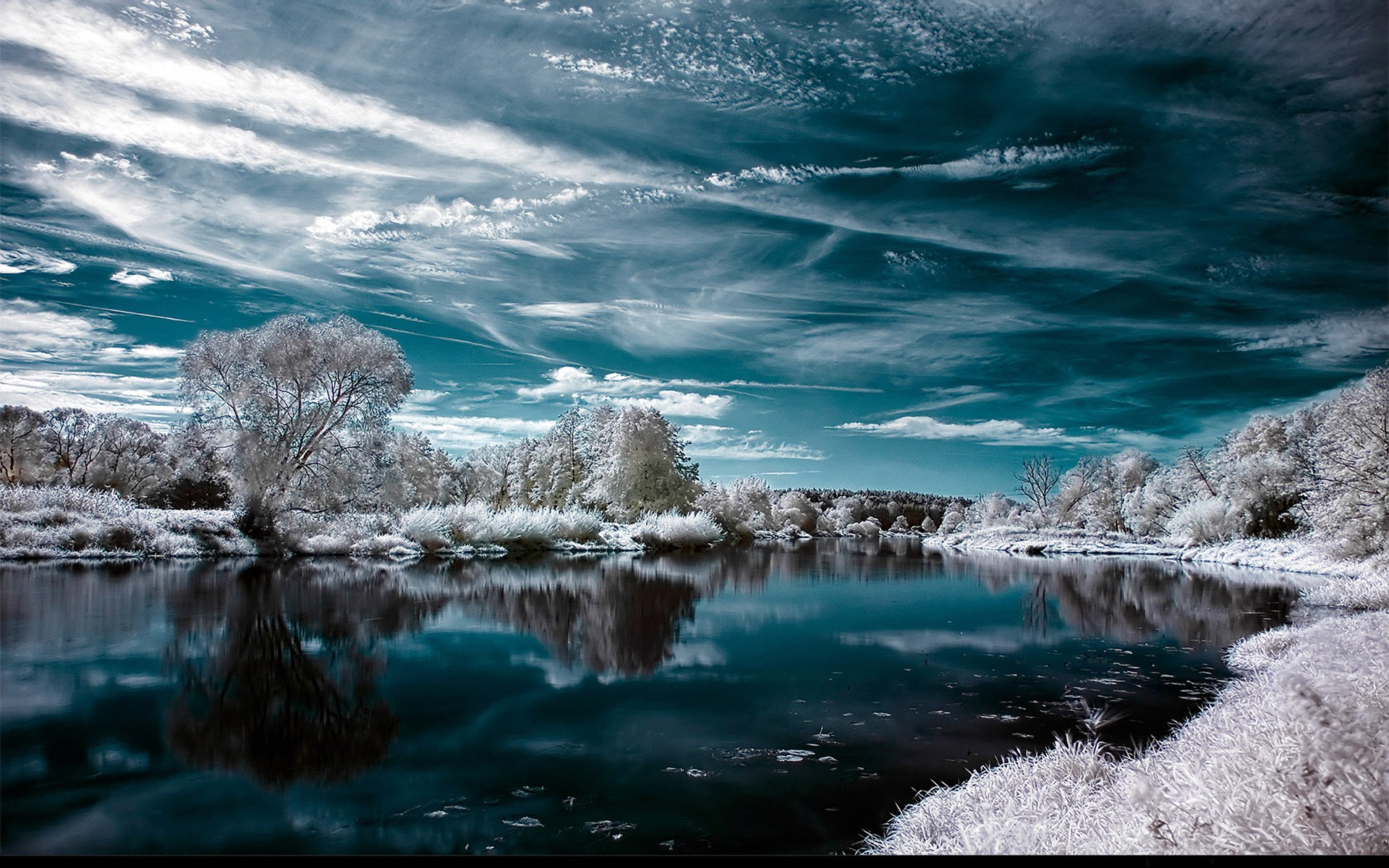 Water Sky Winter Wallpaper 7581