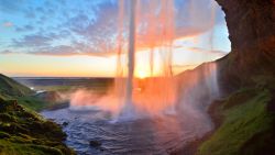 Waterfall Iceland Nature Wallpaper 869