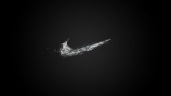 White Nike Logo Wallpaper 849