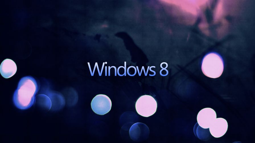 Windows 8 Dark Logo Wallpaper 122