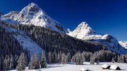 Winter Snow Mountains Wallpaper 703